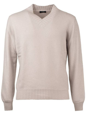 Barba 100% Cashmere V-Neck Sweater - BARBA - BALAAN 1