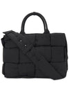 Acro Padded Large Tote Bag Black - BOTTEGA VENETA - BALAAN 2