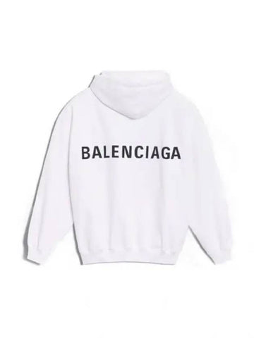 Back logo medium fit unisex hood 556143 TAV37 9000 270344 1207110 - BALENCIAGA - BALAAN 1