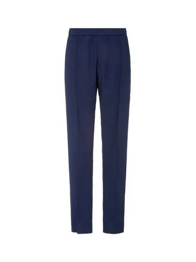 Men s front pin tuck seersucker pants navy 271916 - EMPORIO ARMANI - BALAAN 1