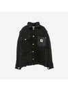 Carhartt Wip Knit Jacket Michigan Black - SACAI - BALAAN 1