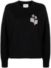 Marisans Crew Neck Wool Knit Top Black - ISABEL MARANT - BALAAN.