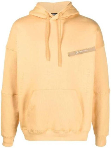 Le Sweatshirt Gasta Grosgrain Stitched Hoodie Yellow - JACQUEMUS - BALAAN 1