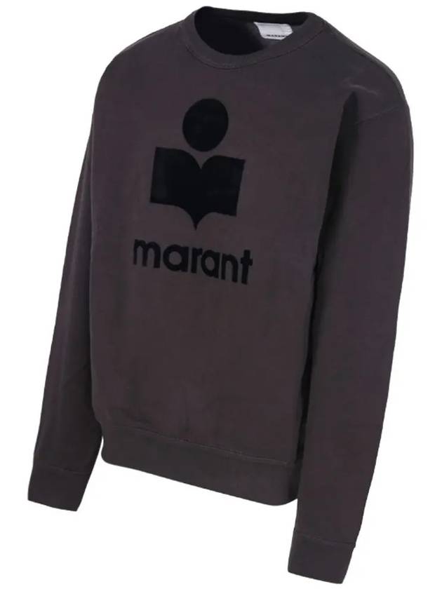 Mikoy Logo Cotton Sweatshirt Fade Black - ISABEL MARANT - BALAAN 5