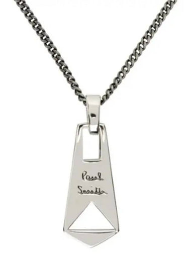 Logoengraved graphic pendant zipper chain necklace - PAUL SMITH - BALAAN 1