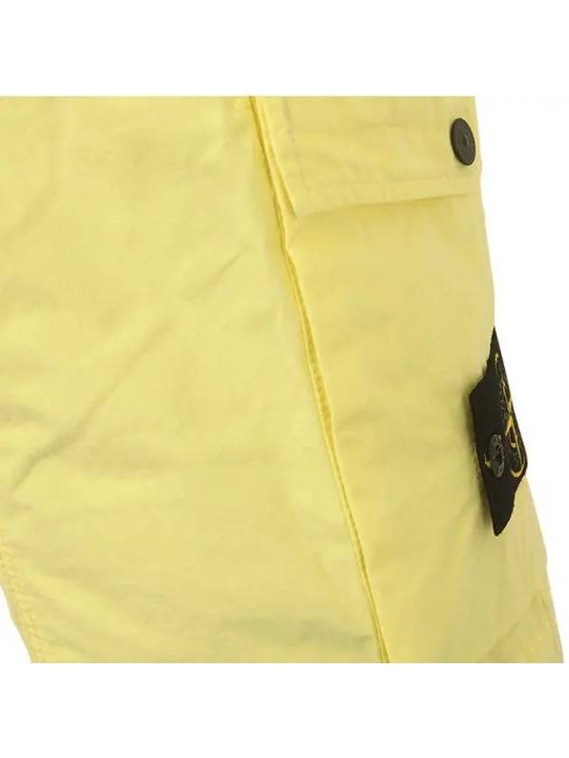 Wappen Patch Cargo Shorts Yellow - STONE ISLAND - BALAAN 5