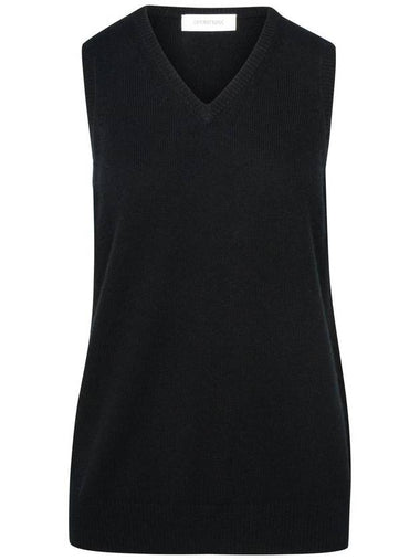 Sportmax Black Wool Blend Vest - MAX MARA SPORTMAX - BALAAN 1