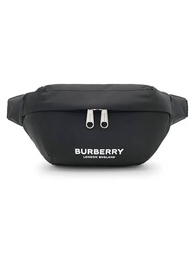 Logo Print Nylon Sonny Bum Belt Bag Black - BURBERRY - BALAAN 3