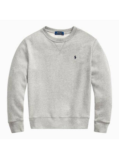 Kids Pony Embroidered Logo Sweatshirt Grey - POLO RALPH LAUREN - BALAAN 1