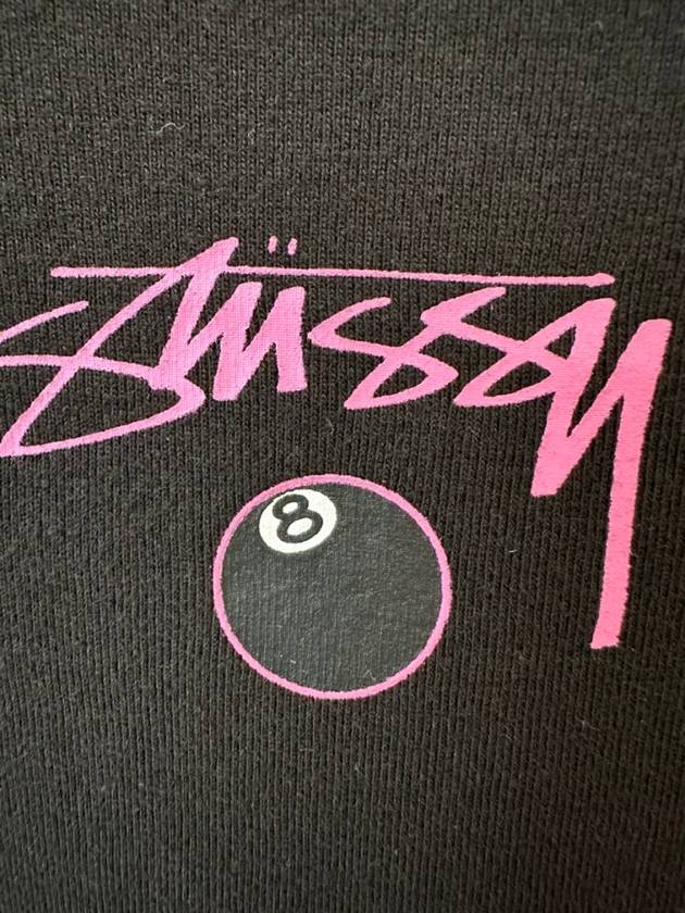 AU Australia 8BALL BABY Slim Fit Crop T Shirt ST1M0252 Black WOMENS - STUSSY - BALAAN 2