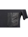 Leather pocket short sleeve t shirt 44 - FENDI - BALAAN 2