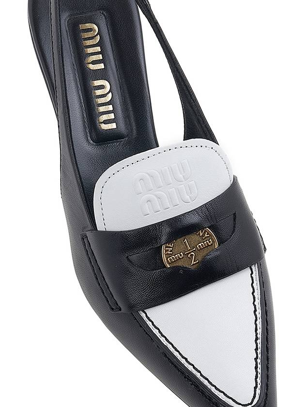 Penny loafer slingback heels - MIU MIU - BALAAN 9