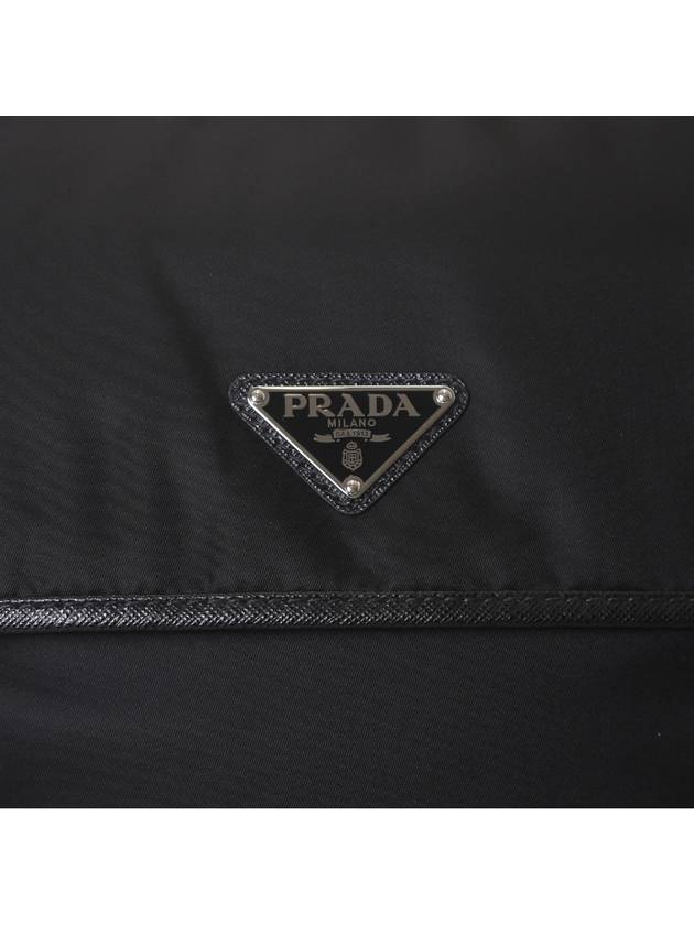 Re-Nylon Saffiano Shoulder Bag Black - PRADA - BALAAN 6