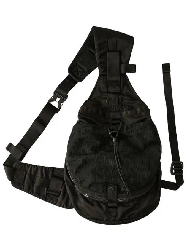 Nylon B Cross Bag Black - CP COMPANY - BALAAN 4