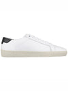 Court Classic SL 06 Leather Low Top Sneakers White - SAINT LAURENT - BALAAN 5