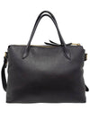 Women s 1BA157 Black Vitello Dino Tote Bag Strap - PRADA - BALAAN 3