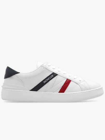 Men's Monaco Trainer Low Top Sneakers White - MONCLER - BALAAN 2