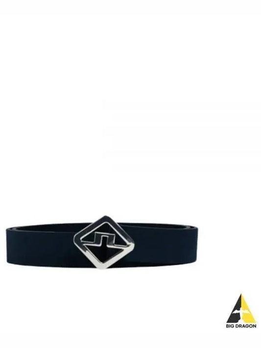 Gary Brushed Leather Belt Navy - J.LINDEBERG - BALAAN 2