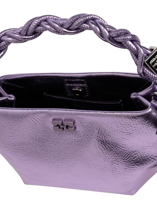 Ganni Handbag With Logo, Women's, Purple - GANNI - BALAAN 5