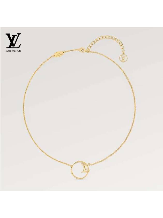 LV Eclipse Necklace Gold - LOUIS VUITTON - BALAAN 2