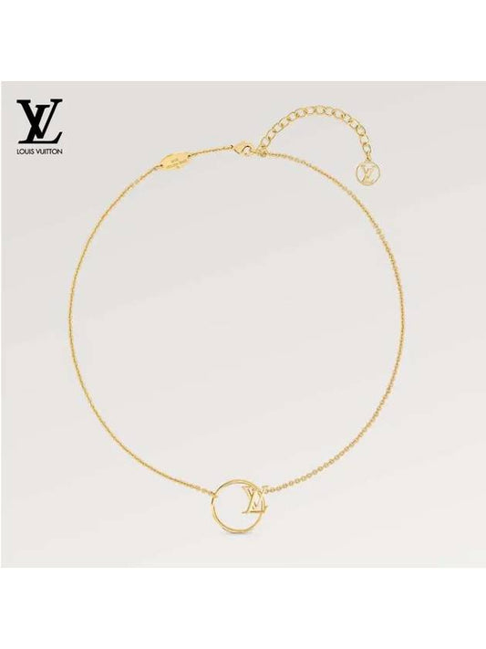 LV Eclipse Necklace Gold - LOUIS VUITTON - BALAAN 2