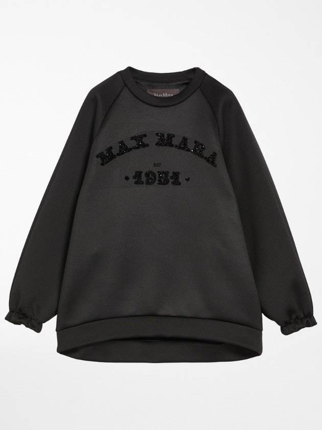 MaxMara BRATTO Technical Sweatshirt 001 Black XS S M - MAX MARA - BALAAN 1