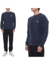 Fox Head Patch Regular Sweatshirt Midnight Blue - MAISON KITSUNE - BALAAN 3