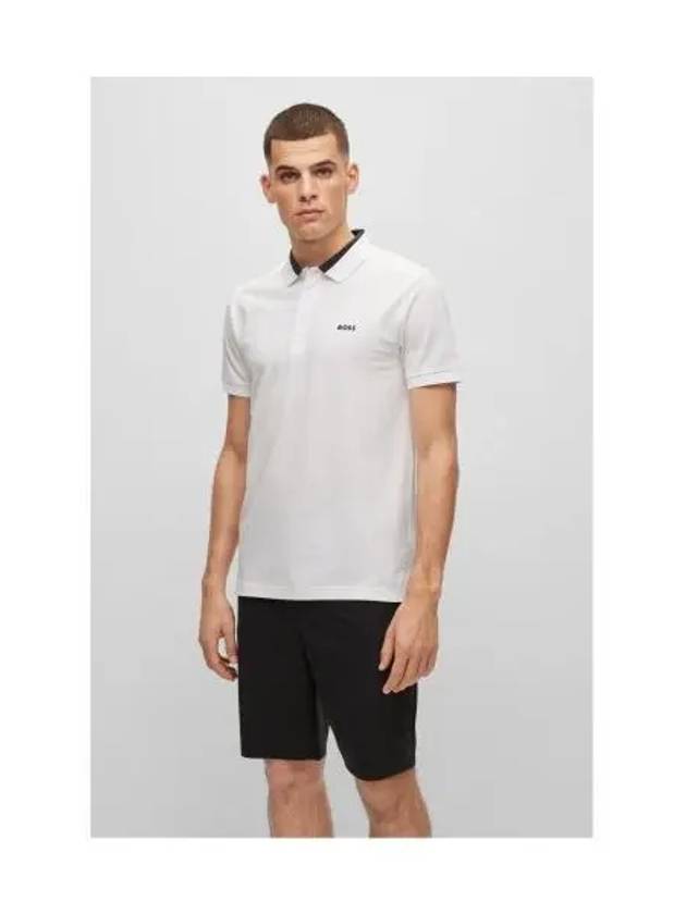 Stretch slim fit polo shirt 50483246 100 - BOSS - BALAAN 1