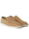 Loafer Suede Moccasin Classic Camel Brown - LORO PIANA - BALAAN 5