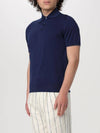 Classic Knit Polo Shirt Navy - BRUNELLO CUCINELLI - BALAAN 3