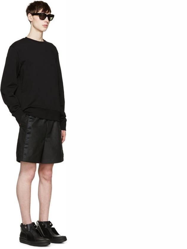 MCQ BY Drawstring Leather Shorts - ALEXANDER MCQUEEN - BALAAN 4