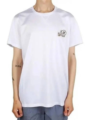 Logo patch short sleeve t shirt 270177 - MONCLER - BALAAN 1