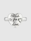 Blind for Love Ring Silver - GUCCI - BALAAN.