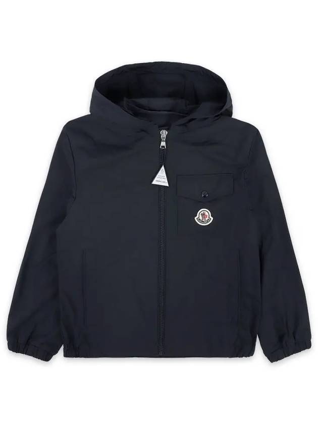 Kids EBO Wappen Patch Pocket Jacket Navy 1A00089 54A91 74S 8 10A - MONCLER - BALAAN 2