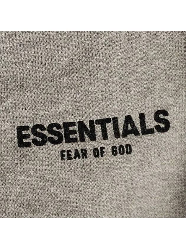 Essential Rubber Patch Flock Logo String Sweat Shorts Dark Oatmeal - FEAR OF GOD ESSENTIALS - BALAAN 2