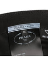 triangle logo re-nylon ball cap black - PRADA - BALAAN 9