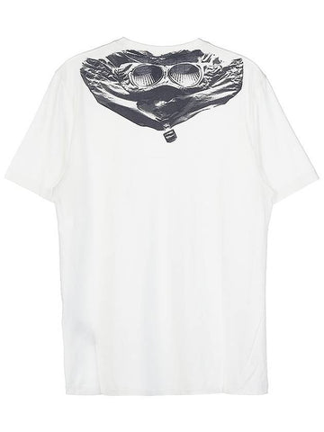 GoGGle Bag Print Short Sleeve T-Shirt White - CP COMPANY - BALAAN 1