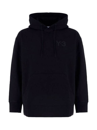 Classic Chest Logo Cotton Hoodie Black - Y-3 - BALAAN 1