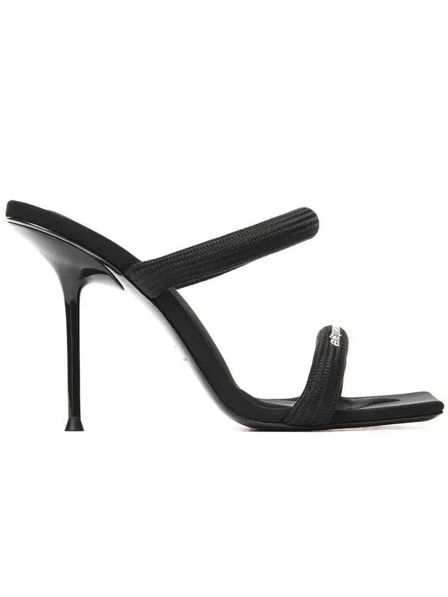 Julie Tubular Webbing Sandals Heel Black - ALEXANDER WANG - BALAAN 1