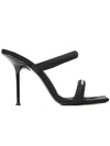 Julie Tubular Webbing Sandal Heels Black - ALEXANDER WANG - BALAAN 1