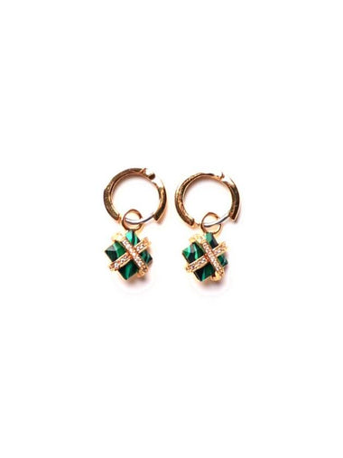 GREEN SANTA EARRINGS - GAMAN - BALAAN 1