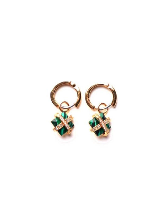 GREEN SANTA EARRINGS - GAMAN - BALAAN 2