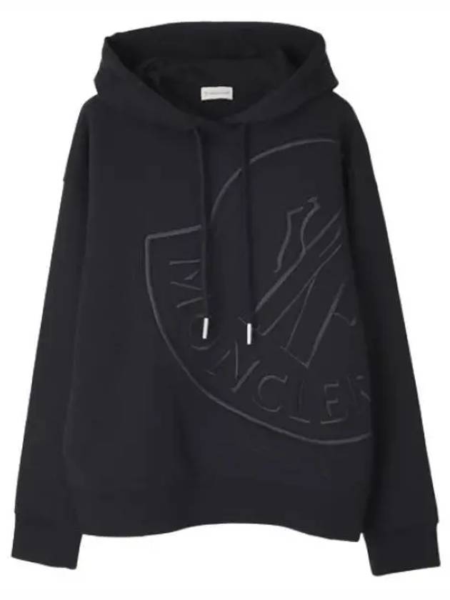 logo embroidered hoodie women - MONCLER - BALAAN 1