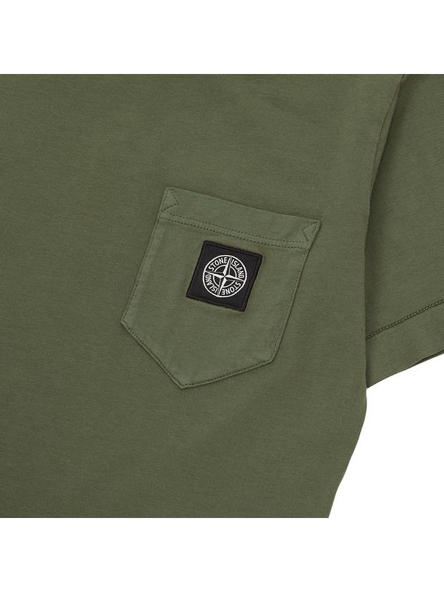 Kids Junior T Shirt 801620347 V0058 OLIVE - STONE ISLAND - BALAAN 5