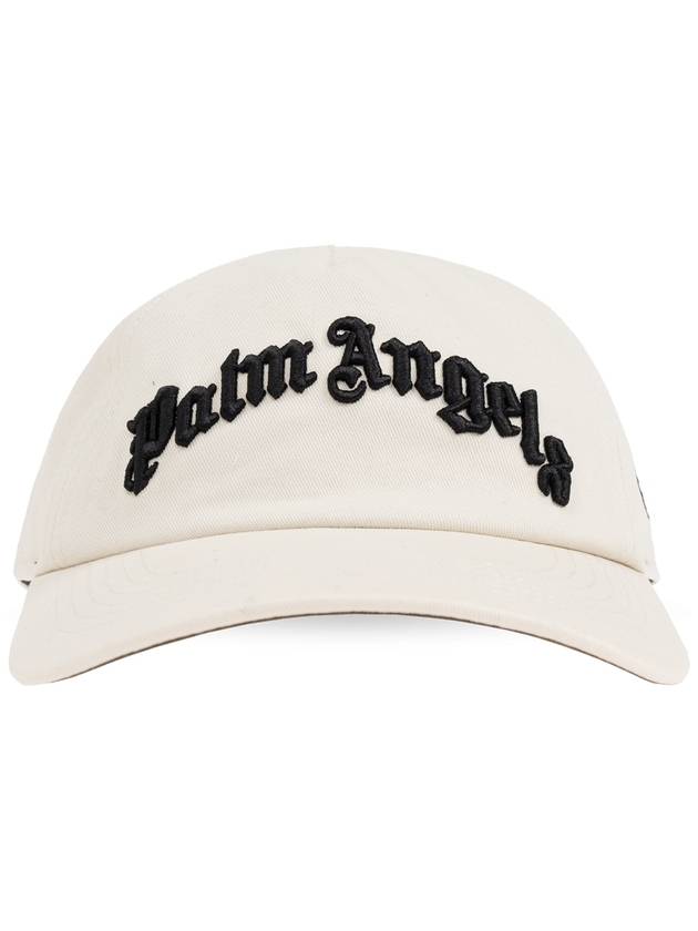 Palm Angels Baseball Cap, Men's, Cream - PALM ANGELS - BALAAN 1