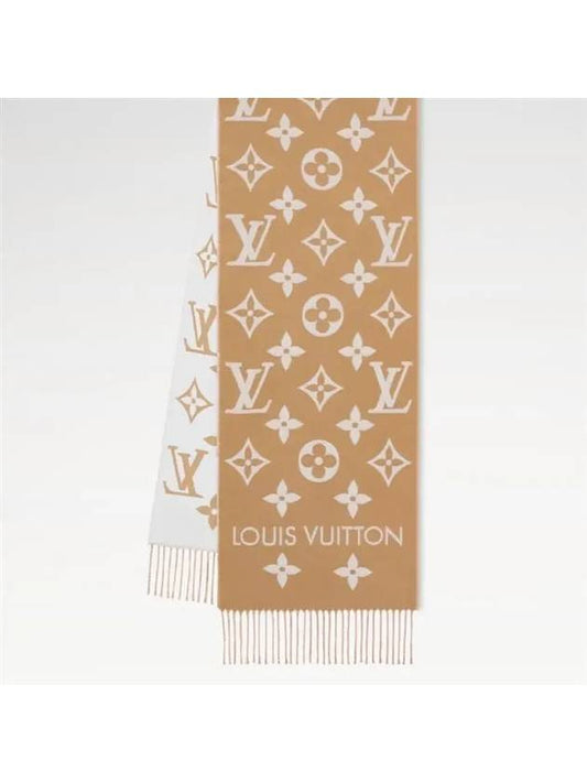 Louis Vuitton Simply Signature Scarf Beige M77728 - HERMES - BALAAN 1