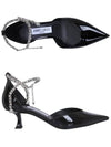 STEVIE50PAT BLACK STEVIE patent anklet pumps - JIMMY CHOO - BALAAN 1