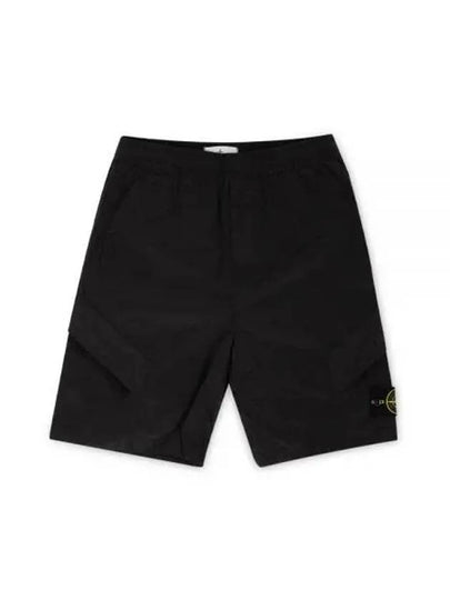 Logo Wappen Patch Shorts Dark Grey - STONE ISLAND - BALAAN 2