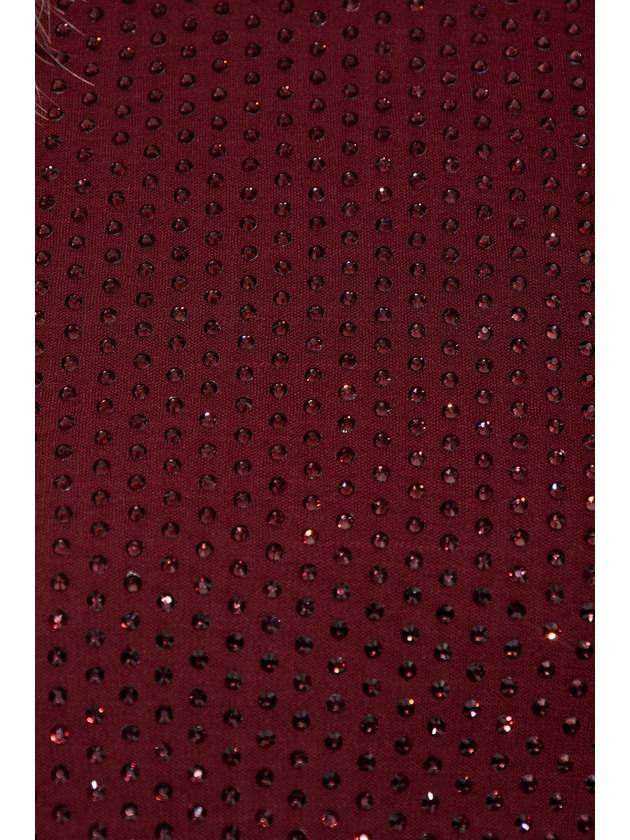 Tory Burch Turtleneck With Decorative Elements, Women's, Burgundy - TORY BURCH - BALAAN 5