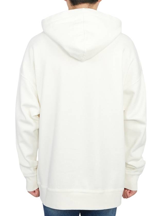 Malek Logo Hoodie White - ISABEL MARANT - BALAAN 5